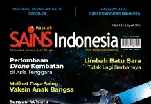 Majalah Sains Indonesia Edisi 112 April 2021