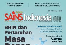 Majalah Sains Indonesia Edisi 123 Maret 2022