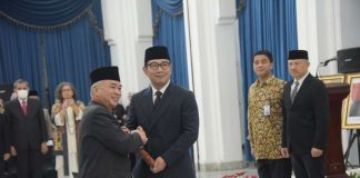 Asdep IPW Kemenko Marves Hadiri Pelantikan Kepala BP Cekungan Bandung dan Kepala BP Rebana